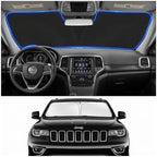Custom Fit Windshield Sun Shade for Jeep Grand Cherokee 2014-2026 by Unknown