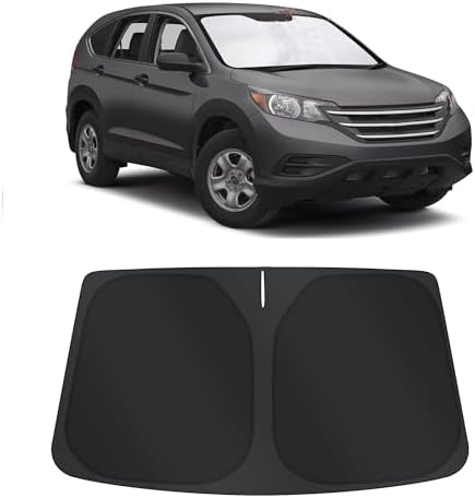 TINGLU Sun Shade for Honda CR-V CRV 2012-2016 Accessories Windshield Sun Shade Window Shade UV Rays Protection Sun Visor Cover with Steering Wheel Sunshade Storage Bag by TINGLU