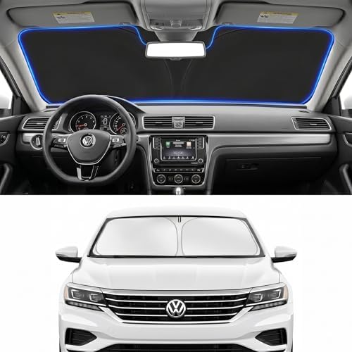Custom Fit Windshield Sun Shade for Volkswagen VW Passat 2012-2022 by Unknown