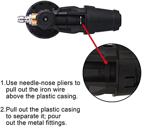 Tool Daily Foam Cannon for Pressure Washer, 5 Power Washer Tips,1 Liter - Image 5