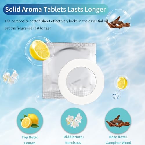 Kwak's 6 Packs Air Freshener Refill Tablets ，Individual Package Long Lasting Fresheners for Cars （2 Scents included Gulong Fragrance & Ocean） - Image 2