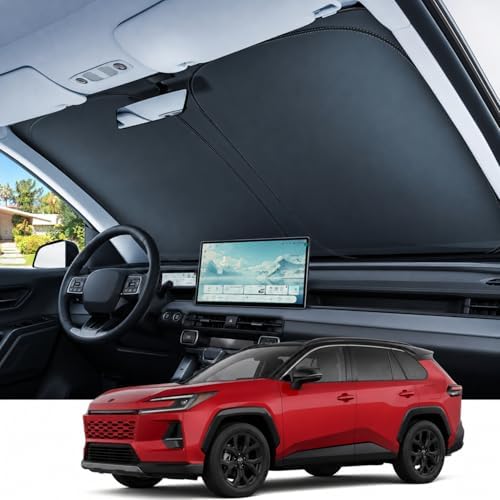 REEVAA Car Windshield Sun Shade for Toyota RAV4 (2026-2019) by REEVAA