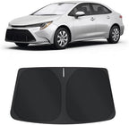TINGLU Sun Shade for Toyota Corolla 2020-2025 2026(Not for Corolla Cross) Accessories Windshield Sun Shade Window Shade UV Rays Protection Sun Visor Cover with Steering Wheel Sunshade Storage Bag by TINGLU