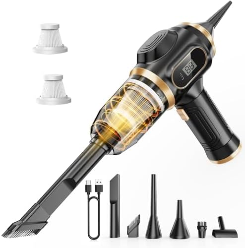 Portable Car Vacuum Cordless Mini Handheld Vacuums Cleaner by Scstartx