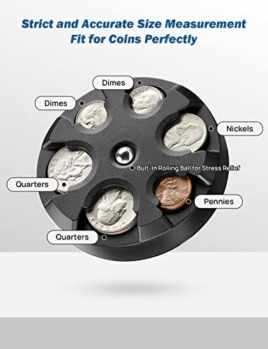 JOYTUTUS Coin Holder, Portable Coin Change Organizer, Universal Coin Storage Coin Holder for Car, Wallets, Pockets (Pack of 2) - Image 3