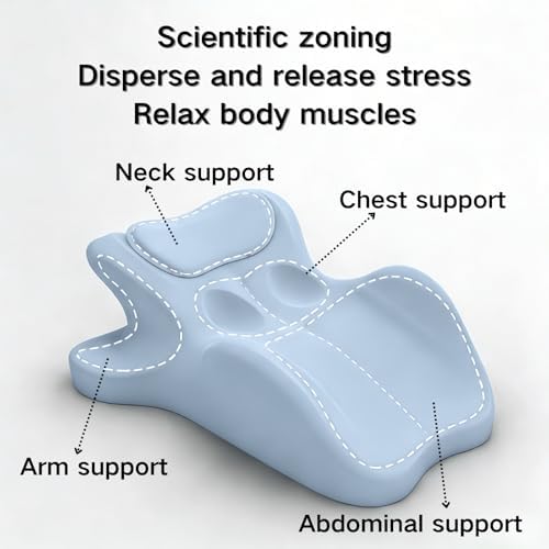 Couples Pillow Ergonomic Support Pillow Reading Pillow Memory Foam Lounger Cushion, 27-Degree Angle Design, NeckPillow, Contoured Multi-Position Support for Couples(Green,23"x18"x15") - Image 5