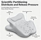 27 Degree Incline Memory Foam Wedge Pillow, Ergonomic Body Position Helper Cushion for Couples, Multi Purpose Bed Wedge for Reading Back Support and Leg Elevation,Blue - Image 5