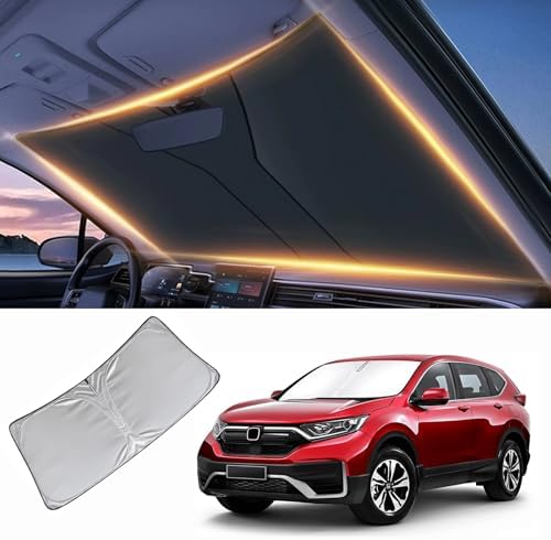 Windshield Sun Shade for Honda CRV CR-V Front Window Shades Cover for 2010-2025 2026 Windshield Sun Visor Protector Car Accessories by LZYYQX