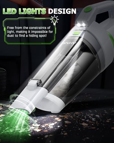 AHNR Handheld Vacuum Cleaner Cordless Rechargeable 16000PA for Car Home - Image 5