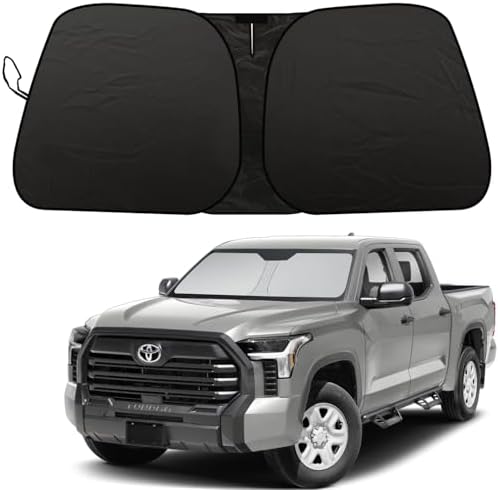Foldable Front Windshield Sunshade fit for Toyota Tundra 2007-2021 by GZSH
