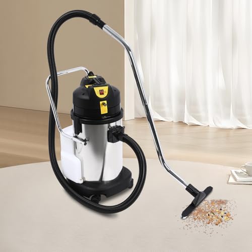 30L/8Gal Commercial Carpet Cleaner, 3 in1 Wet Dry Extractor Vacuum Upholstery Cleaner Machine with Long Flat/Dust/Water Vacuum Head, 1000W Professional Floor Cleaning Machine for Carpet Sofa Curtain - Image 5