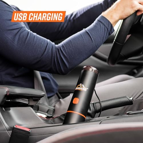 Armor All AA07V2 0901 Cordless Car Vacuum Handheld Mini Vacuum Cleaner for Car Interior Home, Orange - Image 5