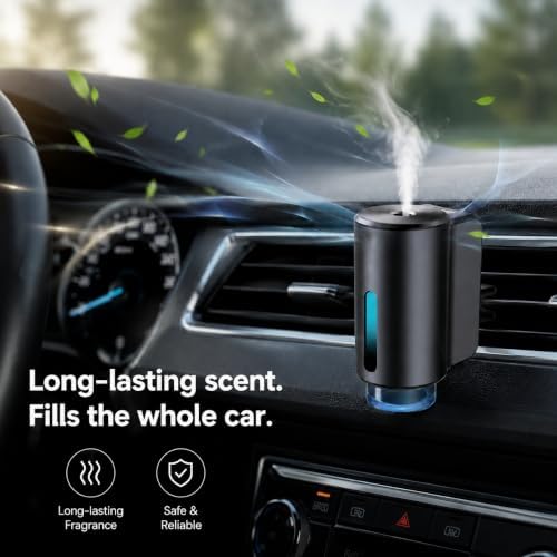 Car Air Freshener Refills – Set of 6 (10 ml each), Universal Fit for Air Vent Smart Car Fresheners, Refreshing and Pleasant Scent (Cologne+Ocean+Orange+Lavender+Icy fresh+Vanilla) - Image 6