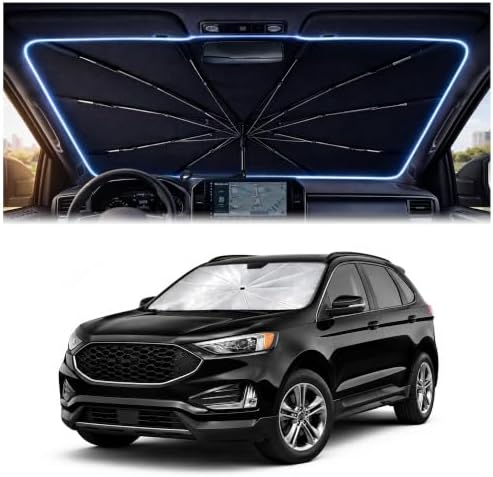 Car Windshield Sun Shade Umbrella for Ford Edge 2015-2024 by Unknown