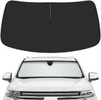 Car Windshield Sun Shade for Chevy 2021-2025 2026 Tahoe Accessories (OEM Design) Reflective Foldable Heat Insulation Sunshade for Ultimate Protection by Unknown