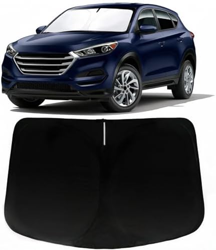 Windshield Sun Shade Custom Fit for Hyundai Tucson 2016-2021 by PAIMOHO