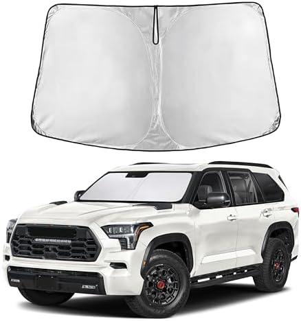 EcoNour Windshield Sunshade Compatible for Toyota Sequoia 2023-2025 2026 by EcoNour