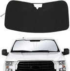 Windshield Sun Shade Compatible with 2015-2020 Ford F150 Accessories,Foldable Front Sun Visor,F-150 Sunshade,Fits Lariat,King Ranch,Platinum,XL,XLT,Limited and Raptor Model by JDMCAR
