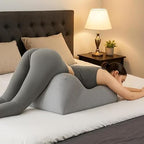 Sweet Spot Pillow (Chiro Monk Couple Pillow): 27° Ergonomic Contoured, Multi-Functional Memory Foam Lounger Cushion Back Support,Gray - Image 7