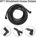 Windshield Washer Hose Jet fluid Spray Nozzles repair kit Compatible with 2013-2019 Wrangler JK JKU, 2013-2017 Jeep Wrangler Replaces 68197414AB, 68164356AB Windshield Washer Hose - Image 3