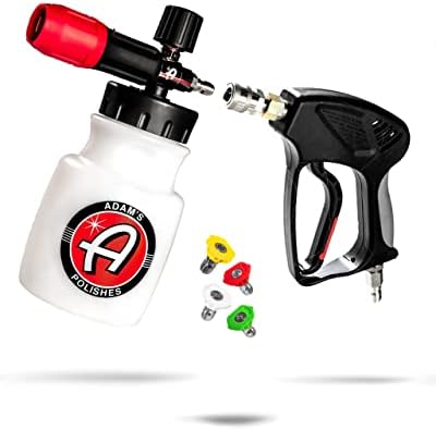 Adam's Polishes Premium Foam Cannon - Custom Snow Foam Cannon Soap Sprayer for Car Wash | Sprayer Cannister for Pressure Washer by AdamsPolishes
