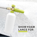Foam Cannon 1 L Bottle Car Wash Snow Foam Lance with 1/4" Quick Connector Pressure Power Jet Washer Quick Release Adjustable Nozzle - Image 6