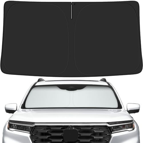 Car Windshield Sun Shade for Honda 2016-2025 2026 Pilot Accessories (OEM Design) Reflective Foldable Heat Insulation Sunshade for Ultimate Protection by Unknown