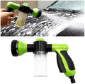 Car Wash Foam Gun, High Pressure Vehicle Wash Soap Sprayer with 8 Adjustable Watering Patterns, Automotive Hose Nozzle Foam Blaster, Universal for Automobile RV Truck (Green) by Ywdiml