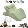 Couples Pillow Ergonomic Support Pillow Reading Pillow Memory Foam Lounger Cushion, 27-Degree Angle Design, NeckPillow, Contoured Multi-Position Support for Couples(Green,23"x18"x15") by Unknown