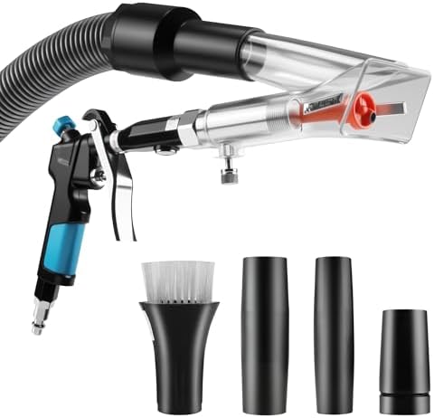 2in1 Car Cleaning Gun Detailing Dry Air Blow Gun & Vacunm Gun for Car by GOCCIDA