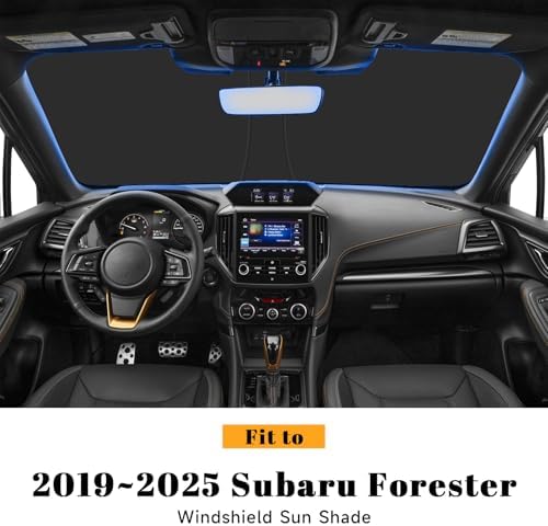 Car Windshield Sun Shade for Subaru 2019-2025 2026 Forester Accessories (OEM Design) Reflective Foldable Heat Insulation Sunshade for Ultimate Protection - Image 2