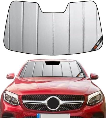 Pigenius Windshield Sun Shade for Mercedes-Benz GLC Coupe 2017-2023, Custom Front Window Sunshade- Safeguard by Pigenius