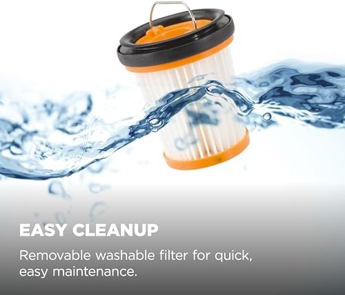 Shark WANDVAC Cordless Hand Vacuum, Lightweight & Portable at 1.4 lbs., Powerful Suction, Charging Dock, One-Touch Empty for Car & Home, French Gold, WV201GD - Image 7