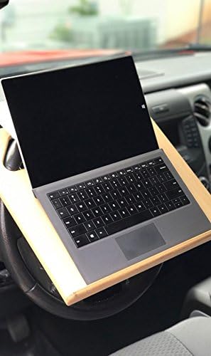 Contractor Size (23 1/2" x 16 1/2") Pickup & Car Desk - Mobile Office -Steering Wheel Laptop Table - Automobile Desk - Multipurpose Workstation For Vehicles - Car Writing Table/ Eating Tray - Image 8
