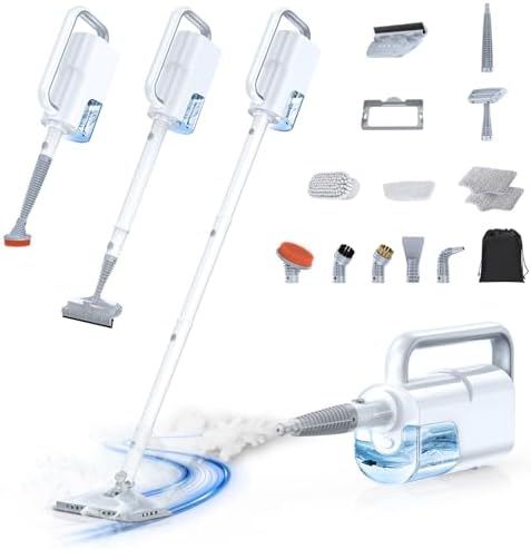 Steam Cleaner, 10-in-1 Detachable Handheld Steam Mop for Multi-Surface by LABIGO