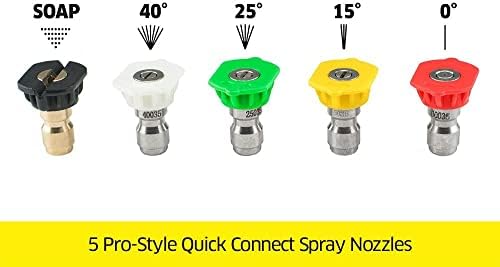 Kärcher - Universal 15° Spray Nozzle - For Gas Power Pressure Washers - 4000 PSI - Quick-Connect (Pack of 2) - Image 4