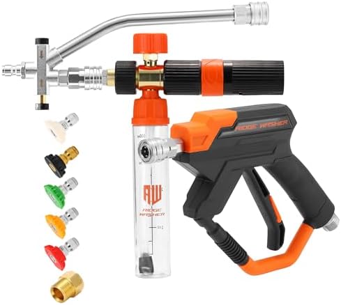 RIDGE WASHER Mini Foam Cannon Gun with Dual Connector, 100 ML by RIDGEWASHER