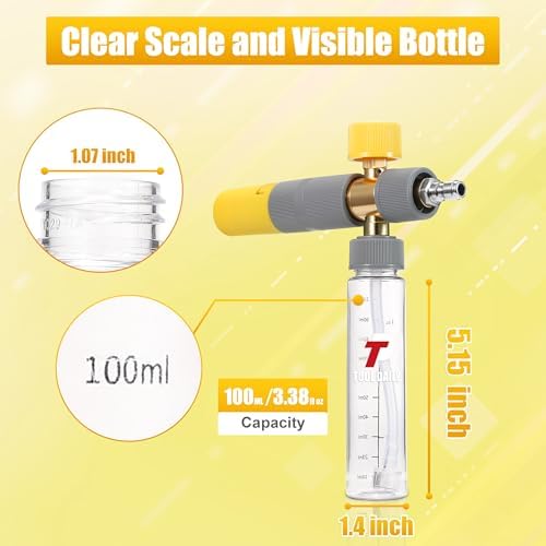 Tool Daily Foam Cannon, Small Foam Cannon for Pressure Washer - Image 3