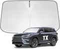 Windshield Sun Shade for Lexus TX TX350 TX500h TX550h+ 2024-2026 Sunshade by YIZHUOMY