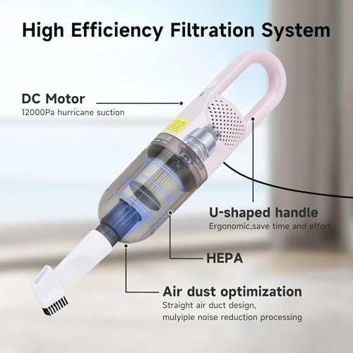 Handheld Vacuum Cleaner,6 in 1 Corded Stick Vacuum Cleaner(White) - Image 5