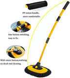 BMLEI Car Wash Brush with Long Handle, Cleaning Mop Car Wash Kit,Yellow - Image 2