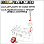 smilfuy 20PCS Aluminum Bumper Fender Washer Stainless Steel Bolts, Red - Image 5