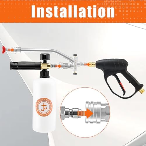 JOEJET Pressure Washer Gun and Foam Cannon Kit, M22-14mm - Image 5