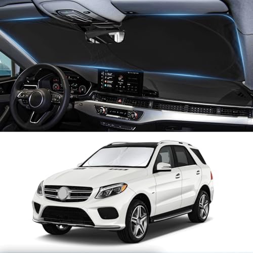 Windshield Sunshade for 2012-2019 Mercedes Benz GLE Class Window Shades by INSAUTO