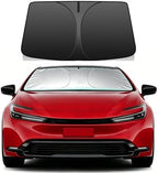 Windshield Sun Shade for 2023-2026 Toyota Prius Hatchback (NOT for Prius C or Prius V) Foldable Car Front Window Sunshade Accessories 240 T Sun Visor by Unknown