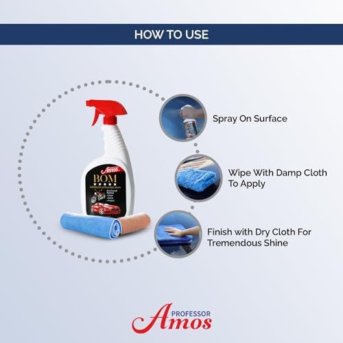 Professor Amos BOM Waterless for Auto, Bike & Home All in One - Clean, Polish & Protect - Image 4