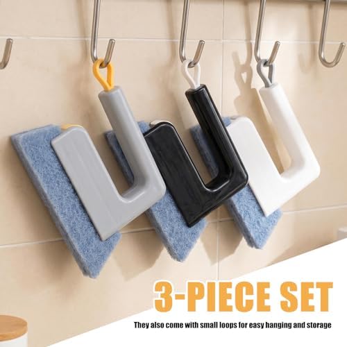 3PCS New Magic Window Track Cleaner,2-in-1 Car Window Sill Cleaner Tool for Cars Air Vents with Scraper & Comfortable Handle,Reusable Car Windows Track Cleaning Tools - Image 7