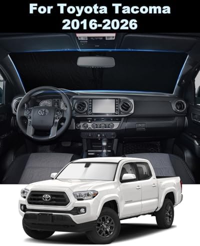 Foldable Front Windshield Sunshade fit for Toyota Tacoma 2016-2026 - Image 3