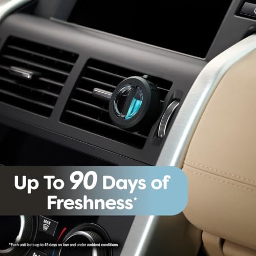 Refresh Your Car! E301451000 Dual Scent Mini Diffusers, Midnight Black/Ice Storm Scent - Image 4