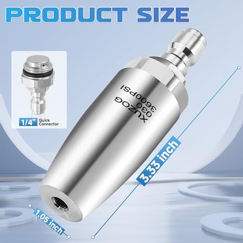Turbo Nozzle Pressure Washer, Stainless Steel Power Washer Nozzle Tip - Image 6